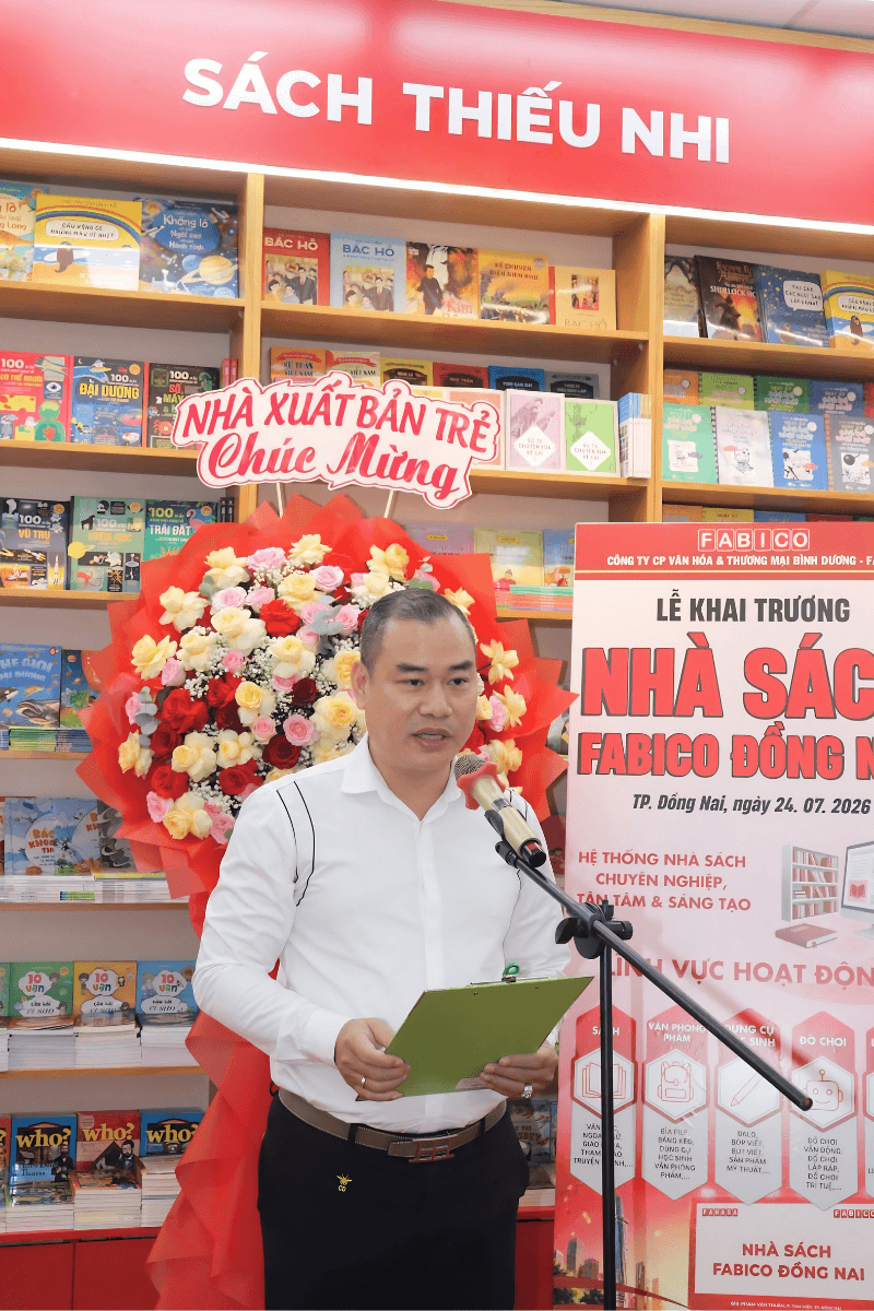 Khai trương nhà sách Fabico Đồng Nai 20260724_h15 Khai trương nhà sách Fabico Đồng Nai